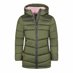 Trollkids Trondheim Winterjacke Kinder Dunkle Olive/Marine/Dämmerung Rosa