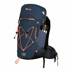 Rückansicht von Trollkids Fjell Trekkingrucksack Kinder Marine