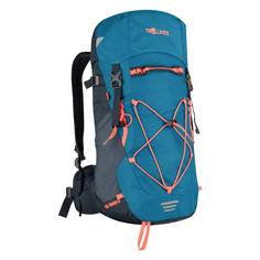 Trollkids Fjell Trekkingrucksack Kinder Arktikblau/Dunkles navy/Glühendes Orange