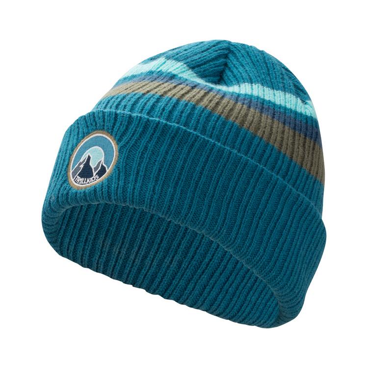 Trollkids Trollkids Spitsbergen Bommelm&uuml;tze Kinder - Dunkel Marine/Tannengr&uuml;n - 0 | SportScheck