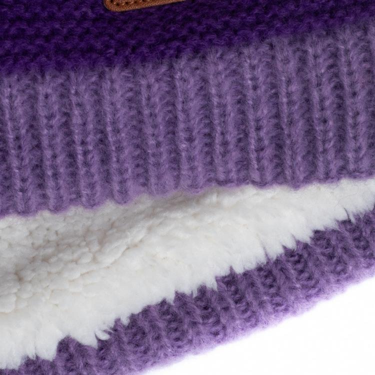 Trollkids Trollkids Gryllefjord Bommelm&uuml;tze Kinder - Helle Beere/Dunkellila - 0 | SportScheck