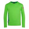 Trollkids Stavanger Longshirt Kinder - Frischgr&uuml;n/dunkel Marine