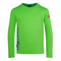 Trollkids Stavanger Longshirt Kinder - Frischgr&uuml;n/dunkel Marine