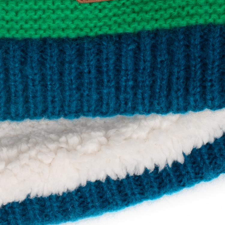 Trollkids Trollkids Gryllefjord Bommelm&uuml;tze Kinder - Frischgr&uuml;n/Mystik Blau - 0 | SportScheck