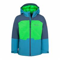 Trollkids Hardanger Winterjacke Kinder - Frischgr&uuml;n/Mystik Blau/Dunkel Marine