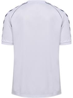 Rückansicht von hummel TOT HOME 86 JERSEY S/S Fanshirt WHITE