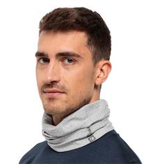 Rückansicht von Jack Wolfskin BASIC NECKGAITER Schal cool grey