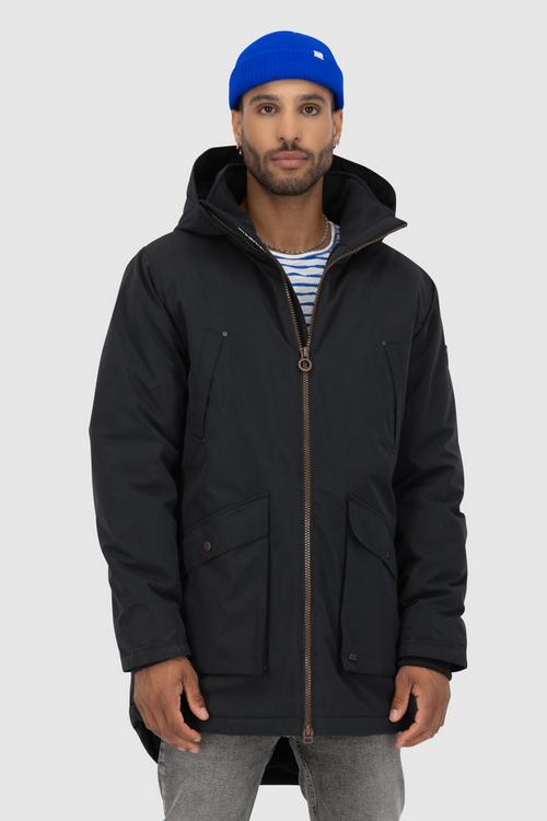 Rückansicht von ALIFE AND KICKIN RonAK A Winterjacke Herren moonless