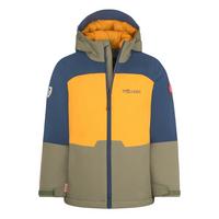 Trollkids Hardanger Winterjacke Kinder - Goldenes Gelb/Mystik Blau/Moos
