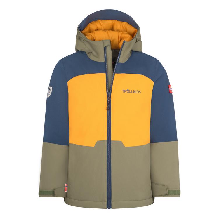 Trollkids Trollkids Hardanger Winterjacke Kinder - Goldenes Gelb/Mystik Blau/Moos - 0 | SportScheck