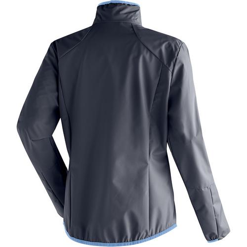 Rückansicht von Maier Sports Brims Softshelljacke Damen Marine3291