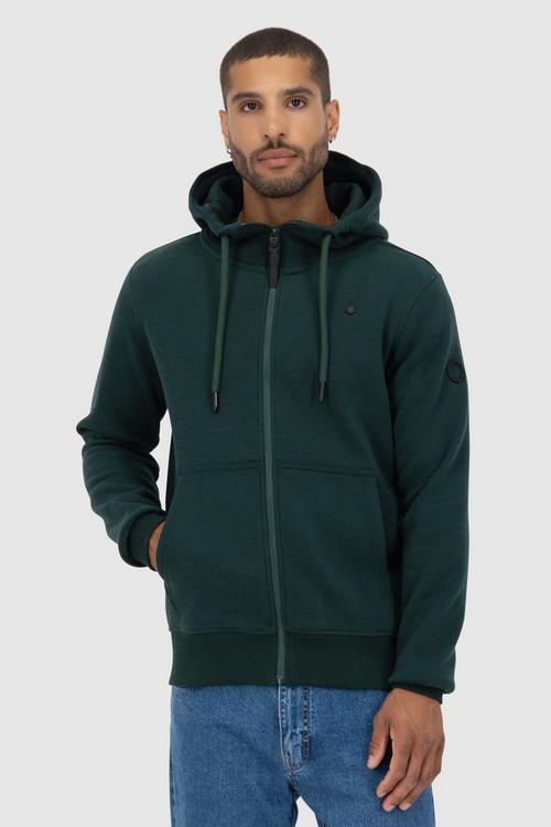 Rückansicht von ALIFE AND KICKIN TrasherAK Z Sweatjacke Herren dark forest