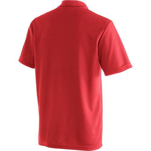 Rückansicht von Maier Sports Ulrich Poloshirt Herren Rot451