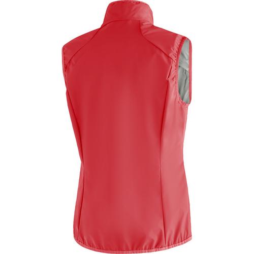 Rückansicht von Maier Sports Brims Vest Outdoorweste Damen Rot4512