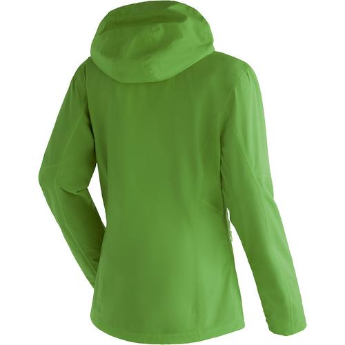 Rückansicht von Maier Sports Metor rec Softshelljacke Damen Grün207