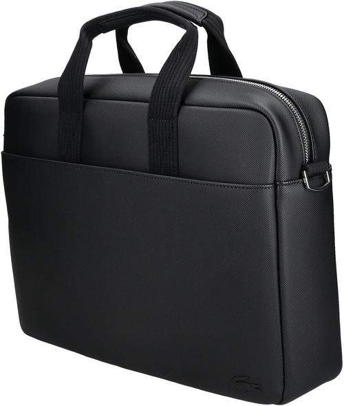 Rückansicht von Lacoste Taschen Laptoptasche Herren Schwarz