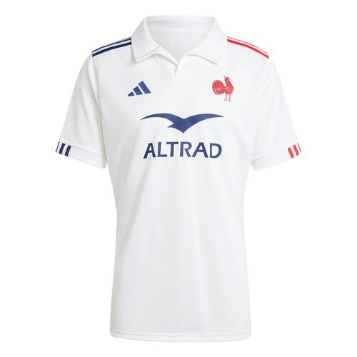 adidas Frankreich Rugby Ausw&auml;rtstrikot Funktionsshirt Herren