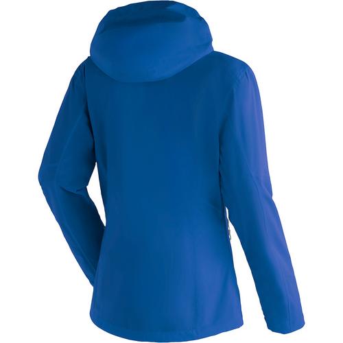 Rückansicht von Maier Sports Metor rec Softshelljacke Damen Blau3031