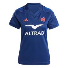 adidas Frankreich Rugby Heimtrikot Fanshirt Damen Dark Blue