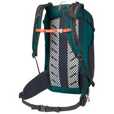 Rückansicht von Jack Wolfskin MOAB JAM SHAPE 30 Wanderrucksack sea green