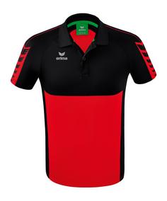 Erima Six Wings Poloshirt Poloshirt Herren rotschwarz