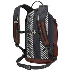 Rückansicht von Jack Wolfskin VELOCITY 12 Wanderrucksack dark rust