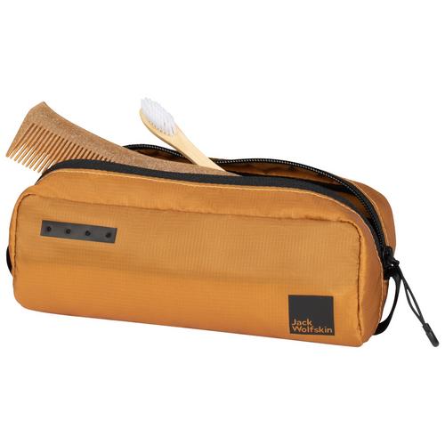 Rückansicht von Jack Wolfskin WANDERMOOD WASHBAG MINI Kulturbeutel salted caramel