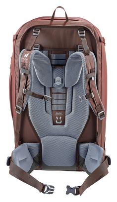 Rückansicht von Deuter Access Pro 60 SL Reiserucksack Damen caspia raisin