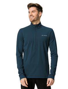 Rückansicht von VAUDE Men's Livigno Halfzip II Sweatshirt Herren dark sea