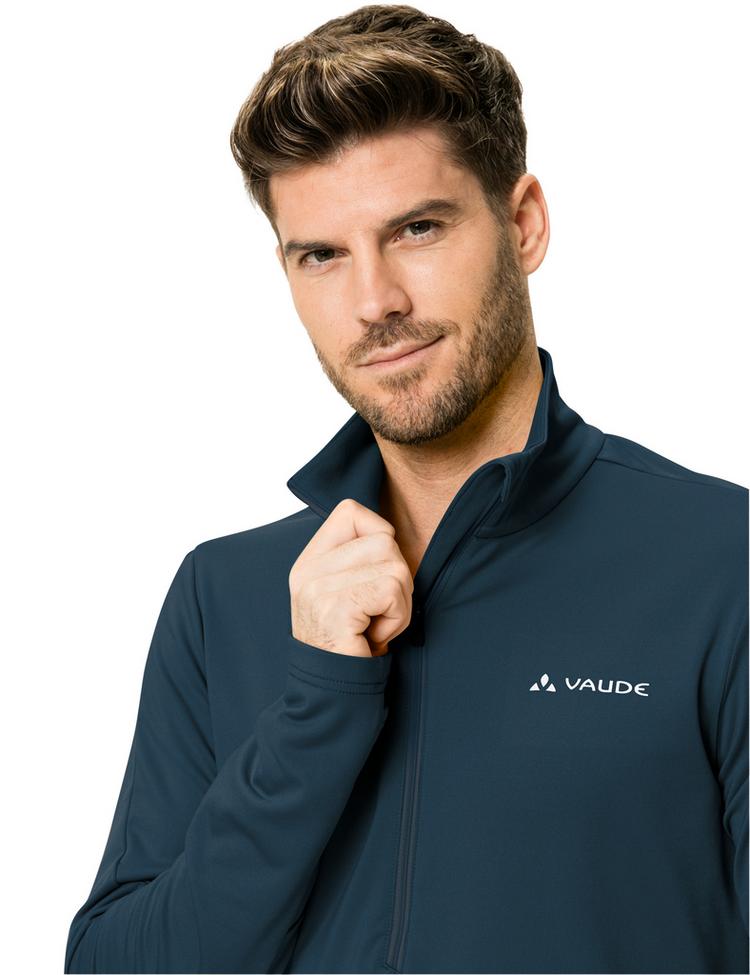 VAUDE VAUDE Men's Livigno Halfzip II Sweatshirt Herren - dark sea - 0 | SportScheck