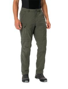 Rückansicht von VAUDE Men's Farley ZO Pants V Funktionshose Herren khaki