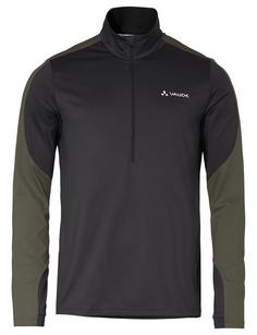 VAUDE Men's Livigno Halfzip II Sweatshirt Herren black/khaki