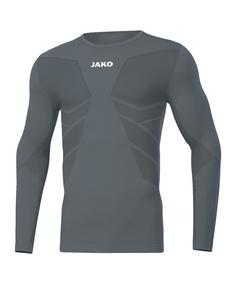 JAKO Comfort 2.0 langarm Hell Funktionsshirt grau