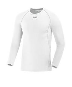 JAKO Compression 2.0 Longsleeve Funktionsshirt Herren weiss