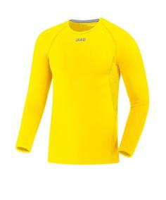 JAKO Compression 2.0 Longsleeve Funktionsshirt Herren gelb