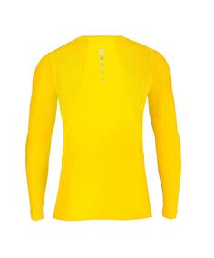 Rückansicht von JAKO Compression 2.0 Longsleeve Funktionsshirt Herren gelb