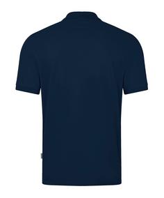 Rückansicht von JAKO Doubletex Polo Poloshirt Herren blauschwarz