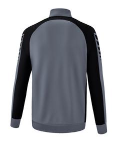 Rückansicht von Erima Six Wings Trainingsjacke Trainingsjacke Herren grauschwarz