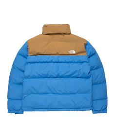 Rückansicht von The North Face 92 Low-Fi Hi-Tek Nuptse Jacke Sweatjacke Herren blaubraun