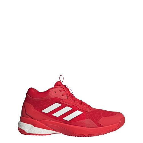 Rückansicht von adidas Crazyflight 5 Mid Indoor Schuh Hallenschuhe Herren Pure Ruby / Zero Metalic / Zero Metalic