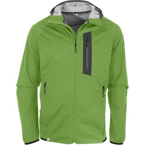 Rückansicht von Maul Sport Achenkopf Softshelljacke Herren Apfelgrün