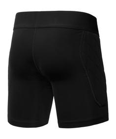 Rückansicht von Nike Gardien Tight Torwartshort Kids Torwarthose Kinder schwarzweiss