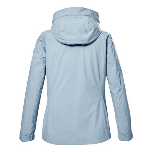 Rückansicht von G.I.G.A. DX by killtec Softshelljacke Damen Hellblau351