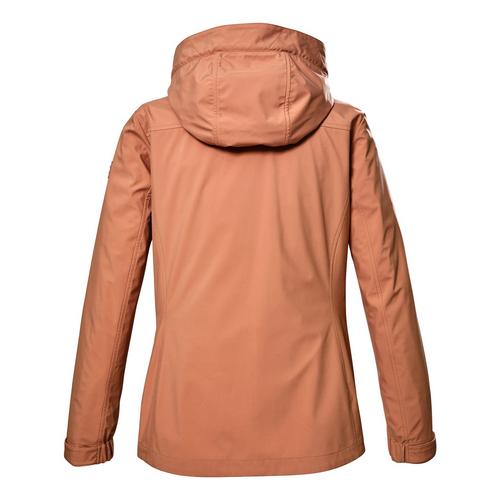 Rückansicht von G.I.G.A. DX by killtec Softshelljacke Damen Orange