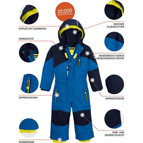 Rückansicht von KILLTEC Kesley Mini Winterjacke Kinder Royal Blau3113