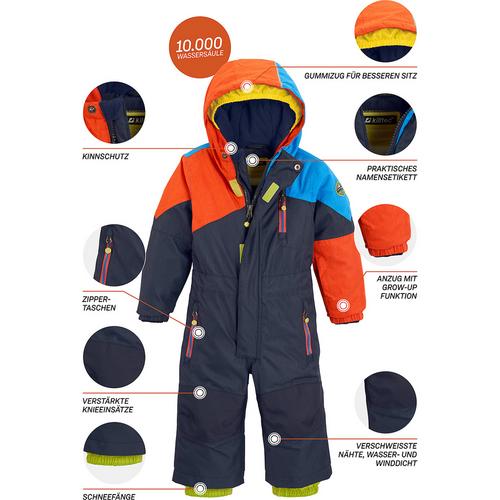 Rückansicht von KILLTEC Kesley Mini Winterjacke Kinder Marine324