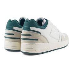 Rückansicht von KangaROOS Originals HOT SHOT LO Sneaker Weiß/Waldgrün
