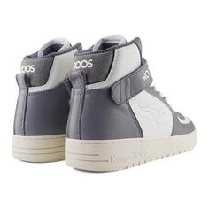 Rückansicht von KangaROOS Originals GAME HI Sneaker Kinder Grau/Weiß