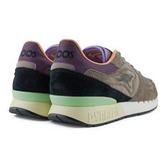 Rückansicht von KangaROOS Originals COIL R1 OG POP Sneaker Pilzbraun/Lila
