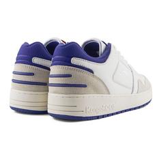 Rückansicht von KangaROOS Originals HOT SHOT LO Sneaker Kinder Weiß/Blau